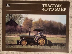 1980er John Deere Traktoren Verkaufsprospekt 1650 Händler Werbung Katalog Wand - Bild 1 von 5