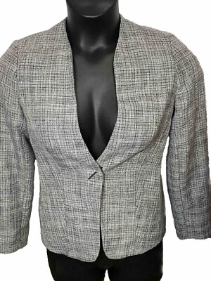 Mujer Talla Pequeña ESCANDALO Olivia Pope Tweed Gladiadores En Trajes Blazer Chaqueta Foto 1 de 4