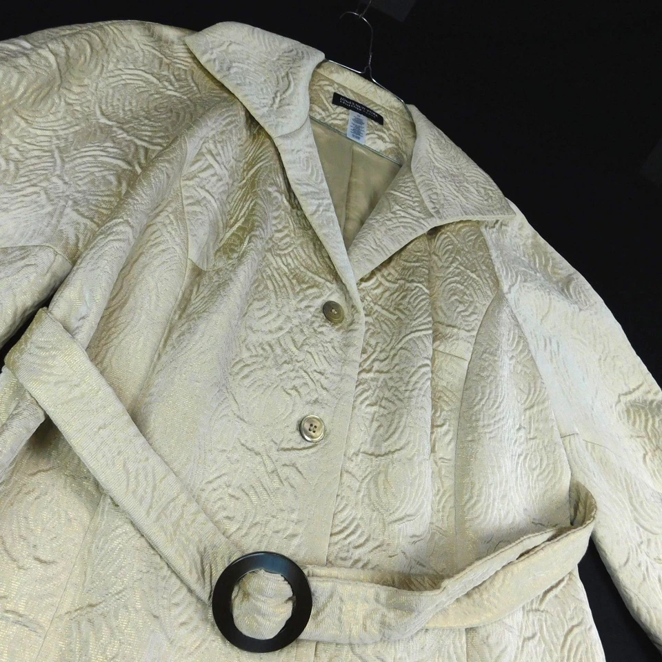 Jones New York Collection Women Gold Blazer Belt Sz 0X - Image 1 of 4