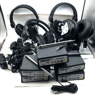 Hamilton Buhl Lote de 10 (5) Transmisores W900-Multi y (5) Auriculares W901-Multi Foto 1 de 4