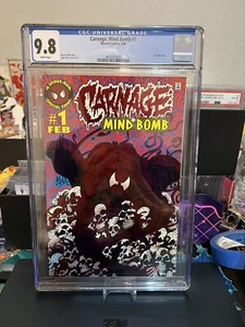 🔥CARNAGE MIND BOMB #1 CGC 9.8 FIRST PRINT WHITE PAGES CRAZY CARNAGE ONE SHOT!🔥 - Picture 1 of 2