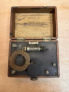 Antique BBC Ericsson Crystal Set Wireless Radio - Picture 1 of 8