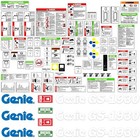 Complete Decal Kit for Genie GS-1930 Decal Kit Sicssor Lift Stickers USA Made!