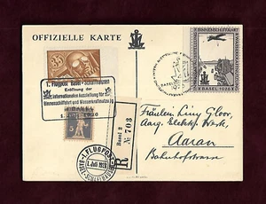 Offizielle Karte Ausstellung Binnenschiffahrt u. Wasserkraft Basel 1926 ; 62051 - Picture 1 of 2