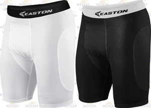 Easton Bio-Dri Jugend Jungen Baseball Schiebeshorts weiß, schwarz A164548 YM - YXL - Bild 1 von 2