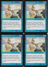 MTG: PHANTOM WINGS Weatherlight COMMON; played, Excellent condition x4