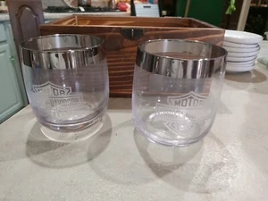 Redstone Harley Davidson Huntsville Al 2 Silver Rim Rocks occhiali legno confezione regalo - Foto 1 di 7