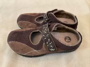 Merrell shoes 1 girls mary jane brown leather - Picture 1 of 6