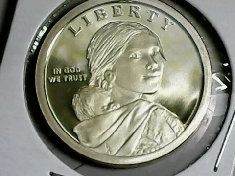 2022 S $1 Sacagawea Native American ELY S. PARKER HA-SA-NO-AN-DA PROOF DEEP CAM! Cover
