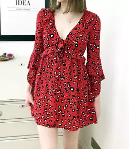 Red Dress/Mini Dress/Kiss the Sky Mini Dress - XS - 0903 - Picture 1 of 6