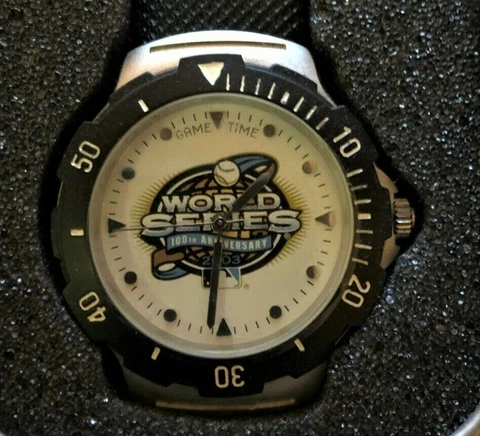 NEW 2003 World Series Watch 100th Anniversary FL Marlins NY Yankees Game Time Cover