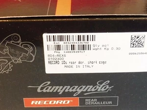 Desviador trasero mech Campagnolo Record - 10 sp / CT - bicicleta de lote antiguo - Imagen 1 de 4