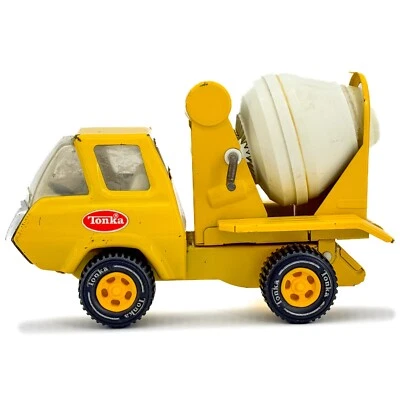 Vtg Original Tonka Truck Cement Mixer Pressed Steel Man Cave Desk Toy WOW! - Image 1 of 4