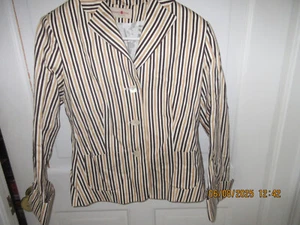 Bernard Zins Paris striped jacket size small - Picture 1 of 5
