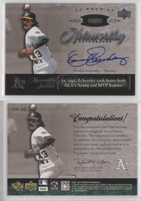 2007 Upper Deck Premier Noteworthy Auto /75 Dennis Eckersley #NW-DE Auto HOF