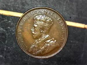HI GRADE XF 1920 GROSSE 1 CENT KANADA SEHR SCHÖNE SAUBERE MÜNZE!!! 001326 - Bild 1 von 2