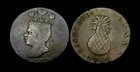 X094: 1788 Barbados - Colonial British - West Indies Copper Slave Penny