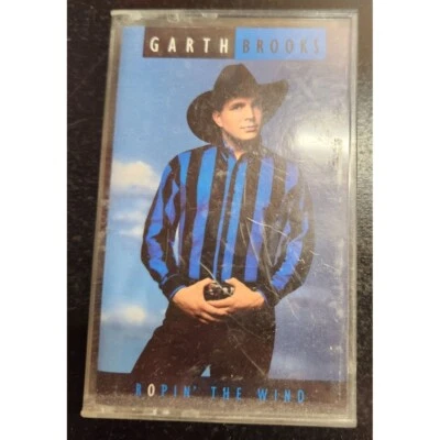 Garth Brooks "Ropin The Wind" Audio Cassette Tape - Image 1 of 4