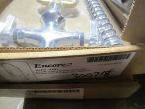 Grifo preenjuague: pico de grifo cuello de ganso, Encore, KL50, acabado cromado, 1,6 gpm F - Imagen 1 de 5
