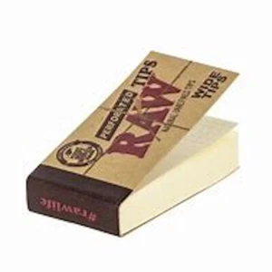 Raw perforated tips wide tips 10 booklets = 500 Tips - Picture 1 of 1