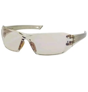 Bouton Captain Safety Glasses Brown Temple Indoor/Outdoor Blue Anti-Fog Lens - Picture 1 of 6