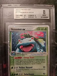 Pokemon EX Fire Red & Leaf Green Venusaur ex 112/112 BGS 8 NM-MT - Picture 1 of 2