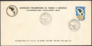 Brazil #1916 Pan-American Finance Association Assembly FDC 1984 Rio de Janeiro - Picture 1 of 1