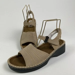 Naot Suede Comfort Sandal Stitching and Medallion Detail Womens 9.5-10 EUR 41 - Picture 1 of 15