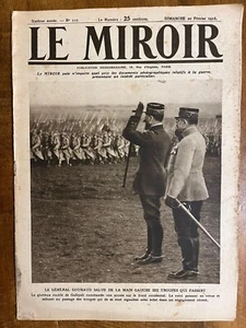 Authentische und französische Zeitung gedruckt im Ersten Weltkrieg, Le Miroir Feb. 1916 - Bild 1 von 2