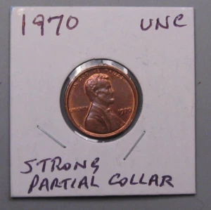 Error: BU 1970 Centavo De Lincoln Collar Parcial Fuerte - Imagen 1 de 6
