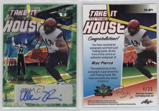 2022 Leaf Valiant Green Crystals /30 Alec Pierce #TH-AP1 Rookie Auto RC