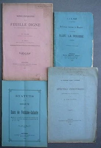4 Monographies Ville de la DRÔME & ALPES découvertes.Grenoble 1873. - Picture 1 of 1