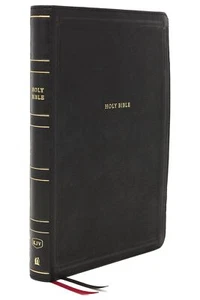 KJV Holy Bible, Giant Print Thinline Bible, Black Leathersoft, Red Lette .. NEW - Imagen 1 de 1
