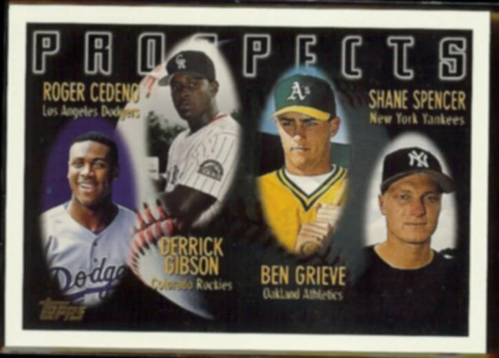 SHANE SPENCER 1996 Topps Prospects #436.  YANKEES - Image 1 of 1