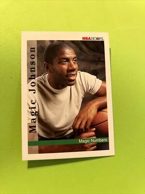 1992 NBA Hoops Magic Johnson #331 Magic Numbers - Image 1 of 2