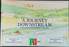 Brooke Bond A JOURNEY DOWNSTREAM (1990)  INCOMPLETE 19 cards plus original album