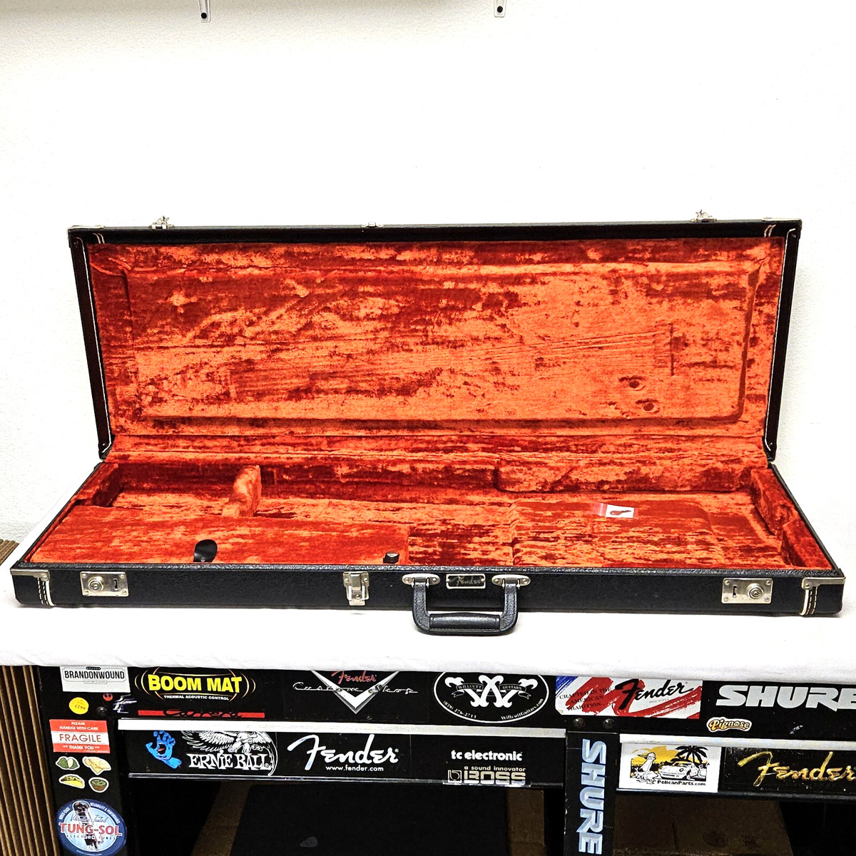 Fender LEADⅡ レッド ケース付 ジャンク品 Fender Guitar Cases Red Hard Cases for sale | eBay