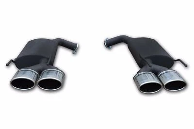 Sportauspuff Endschalldämpfer für Mercedes CLS W219 Endrohre 95x65mm + ABE - Bild 1 von 4