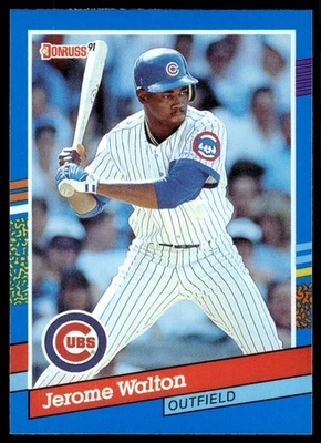 1991 DONRUSS JEROME WALTON #72 CHICAGO CUBS 2751 - Image 1 of 2