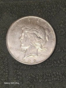 1922-S $1 Silver Peace Dollar  - Picture 1 of 4