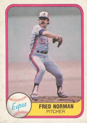 1981 Fleer #158 Fred Norman - Image 1 of 2