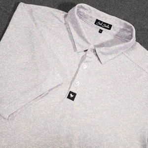 Bad Birdie Poloshirt Herren XL Lila Geometrisch Performance Golf Cabo Del Sol - Bild 1 von 10