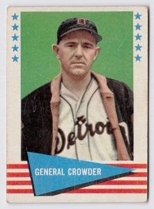 1961 Fleer Baseball Greats General Crowder #102 Poor Condition LOW GRADE - Picture 1 of 2