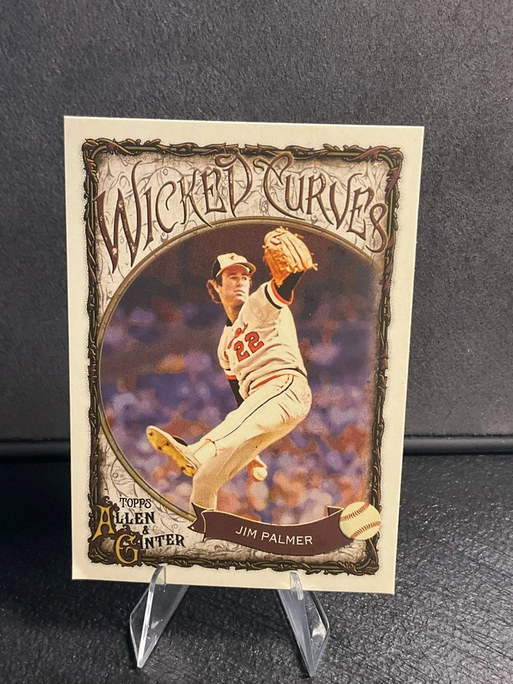 2025 Topps Allen & Ginter Wicked Curves WC-21 Jim Palmer, Baltimore Orioles Foto 1 de 1