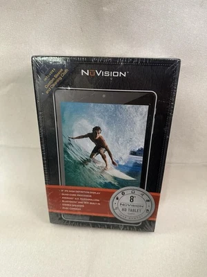NEW! NUVISION HD Tablet 8” Red 16GB Memory Android Portable Touchscreen SEALED - Image 1 of 4