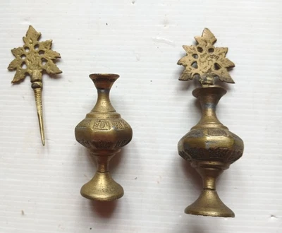 2 Anciens crayons à kohl en cuivre - Photo 1/3