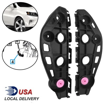 2 For Lexus RX350 RX450h 13-15 Front Right Left Bumper Brackets Support Retainer - Imagem 1 de 4