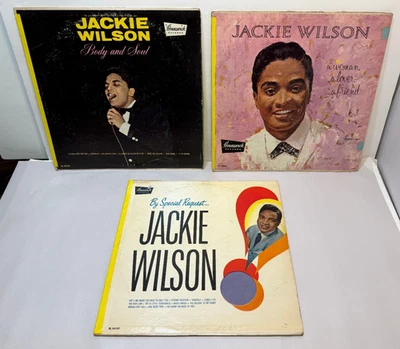Lot of 3 Jackie Wilson Vinyl LP Brunswick - By Special Request, Body and Soul Foto 1 de 4