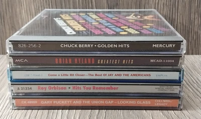 60's Rock & Roll Greatest Hits 5 CD Lot Chuck Berry, Roy Orbison - Image 1 of 4