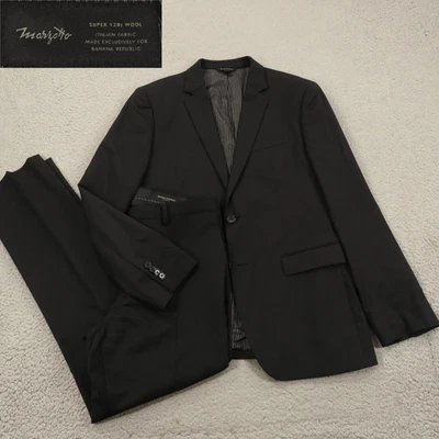 Traje Banana Republic 42R Calce Ajustado Super 120s Marzotto Tela Italiana 32x32 Pantalón Foto 1 de 4